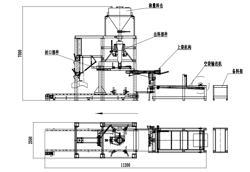 全自動噸袋包裝秤，全自動噸袋包裝機，全自動大袋包裝秤